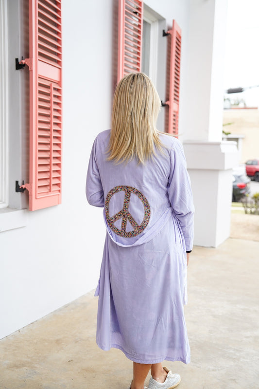 Sahara Kimono Peace Lavender