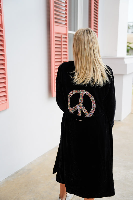 Sahara Kimono Peace Black